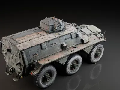 Saracen APC 3D model