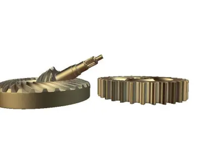 mechanical gears  3D model