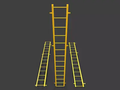 Ladder V01 - High Poly 3D model