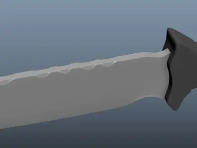 knife 3d model Free 3D model