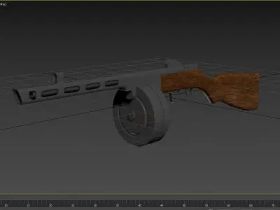 PPSH LP Models Free low-poly 3D model