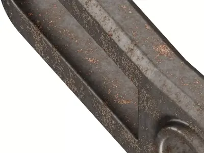 Rusty Premium Bike Yoke 3D model