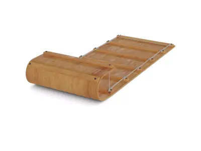Toboggan Low-poly 3D model purchase