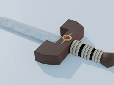 Kokiri Sword 3d Model 3D model