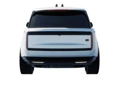 Car Rigged - Range Rover 3D model