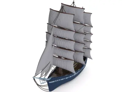 Sailboat 3D model