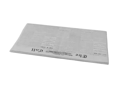  Folded Newspaper Model 