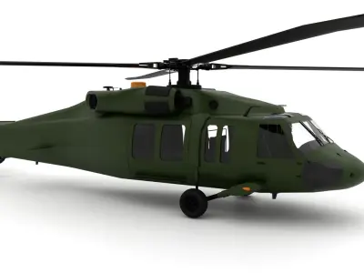 h60 helicopter Free 3D model