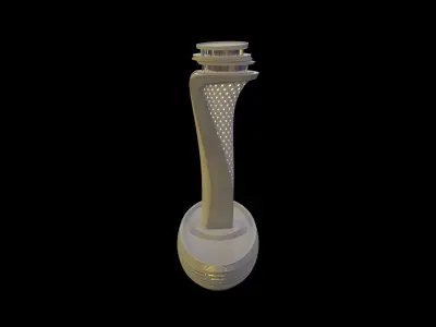 ISTANBUL AIRPORT - AIR TRAFFIC CONTROL TOWER 3D model