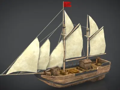 OLD SHIP 3D model purchase