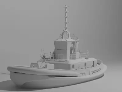 Ship Tugboat  - Model Sparky 3D model