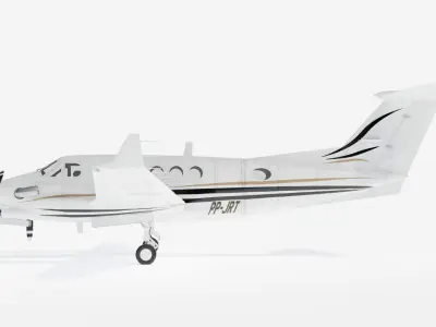 Beechcraft Super King Air 200 3D model