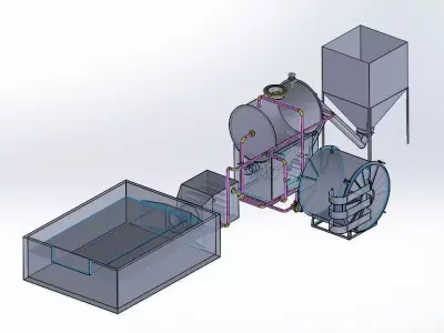 System concept Free 3D model