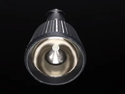 Flashlight light bulb 3D model