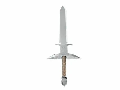 Chaossword Low-poly 3D model