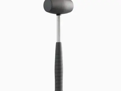 Industrial Rubber Hammer B 01 3D model