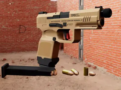 Canik TP9 Low-poly 3D model