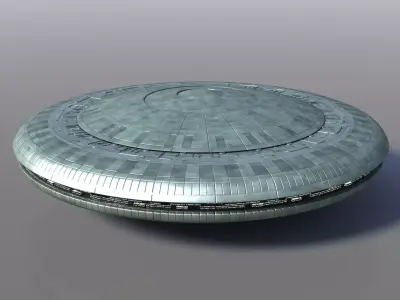 V Mothership ufo spaceship - ufo spaceship Free 3D model