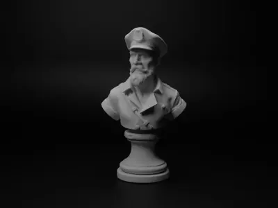 Portuguese Sailor Bust Chess 3D print model purchase