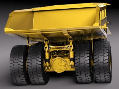 CAT Haul Truck 797B 3D model