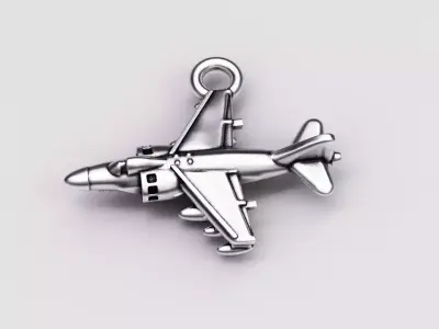 Sea harrier pendant 3D print model