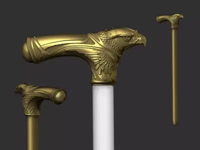 The eagle handle 3D print model