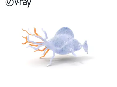 Fantastical Sea Creature Model Pack for Animation  Games Low-poly 3D model