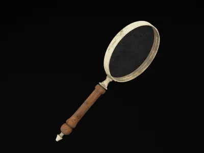 Magnifying Glass Low-poly 3D model
