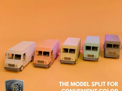Cool Van MT45 - Printable 3d model - STL files - Personal Use Free 3D print model