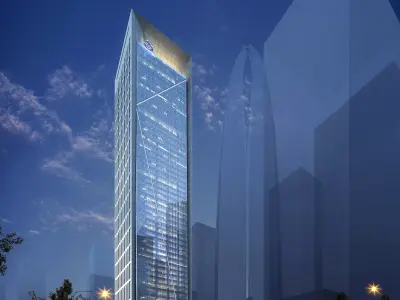 3Dmax fashion city commercial square building 430 3D model
