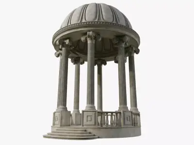Altar of the Blood Low-poly 3D model