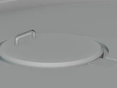 Factory huge Oil Storage tank Free 3D model