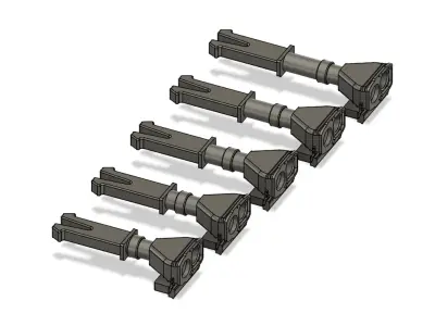  OO HO Model Railway NEM Magnetic Automatic Uncoupler V2 3D print model