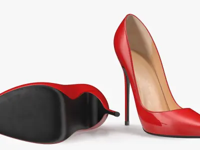 High Heels Pumps 3D model