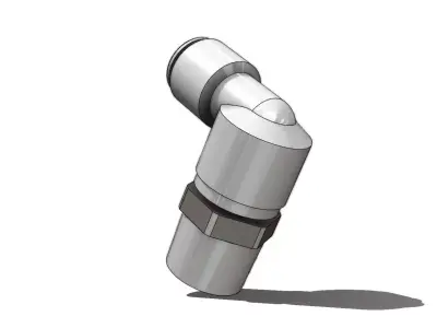 Conexao Rapida SMC KXL10 04S Quick Connection 3D model