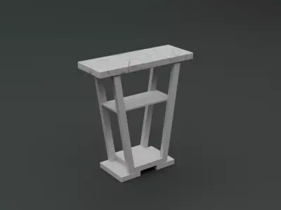 Coffee Table Low-poly 3D model purchase