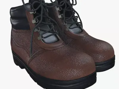 Safety Shoes 3D model purchase