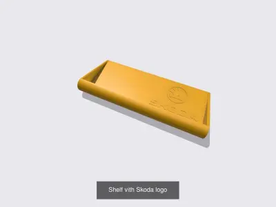 Skoda Octavia printable accessories 3D Model Pack