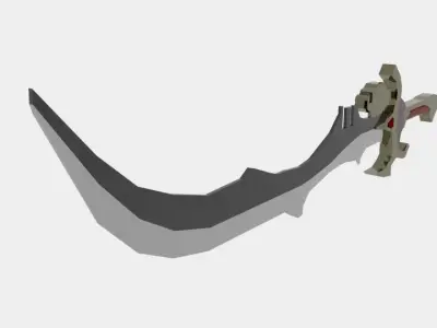  Warhammer Power Sword Low-poly 3D model