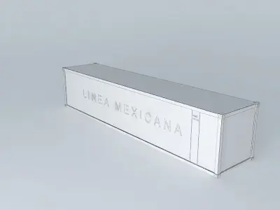 Mexican Container Line Free 3D model