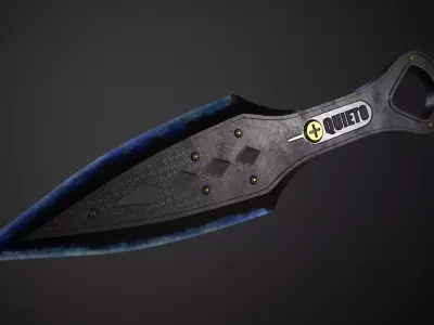 Wriath Kunai Low-poly 3D model