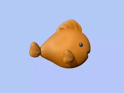 A Little Fish to decorate and play 3D print model