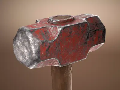 Old Sledgehammer 3D model