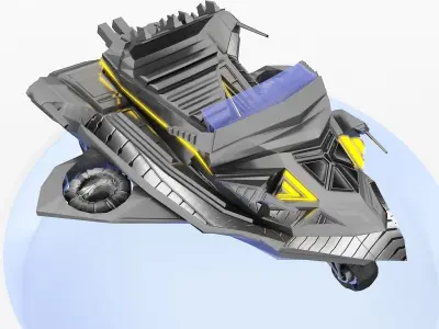 fantasy concept Jet Ski a202  3D model