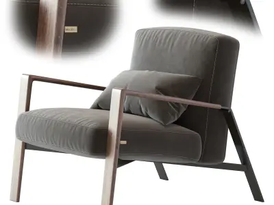 Luis Nicoline Armchair 3D model