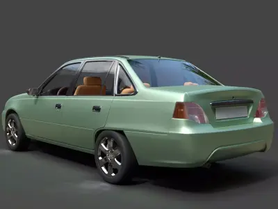Daewoo Nexia Sedan - High Quality 3D Model 3D model