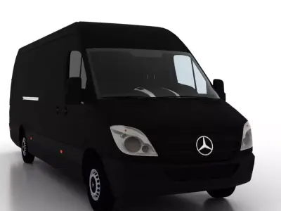 Mercedes Benz Sprinter L4H2 2009 Cargo EU 3D model