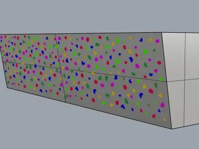 Bouldering wall  3D model