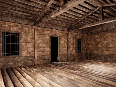 Medieval Houses 49- 4K Textures Game Ready Low-poly 3D model