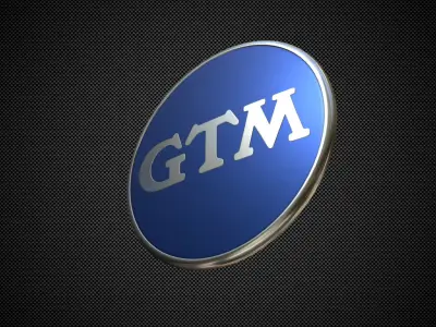 gtm logo 3D model
